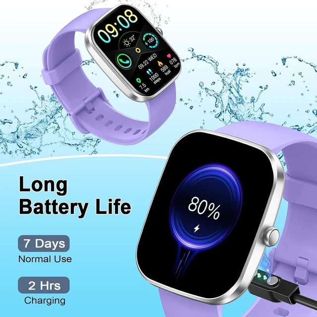 Alt view image 7 of 7 - Smart Watch (Answer/Make Calls), 1.91"HD Smartwatch, 2026 New Fitness Watch Heart Rate/Sleep Monitor/Pedometer, 113+ Sport Modes, Activity Tracker IP68 Waterproof for Android iOS