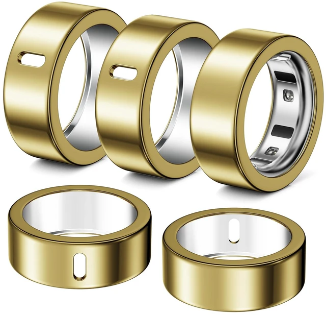 Main image of 5 Pack Covers Compatible with Oura Ring 4/Oura Ring 3-Size 11 Anti-Scratch Protector TPU Case Accessories for Oura Ring Gen 4/Gen 3 Cover for Women Men, Support Charging with Cover on