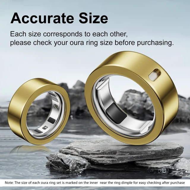 Alt view image 3 of 7 - 5 Pack Covers Compatible with Oura Ring 4/Oura Ring 3-Size 11 Anti-Scratch Protector TPU Case Accessories for Oura Ring Gen 4/Gen 3 Cover for Women Men, Support Charging with Cover on