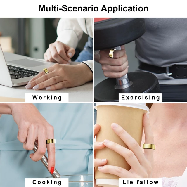 Alt view image 7 of 7 - 5 Pack Covers Compatible with Oura Ring 4/Oura Ring 3-Size 11 Anti-Scratch Protector TPU Case Accessories for Oura Ring Gen 4/Gen 3 Cover for Women Men, Support Charging with Cover on