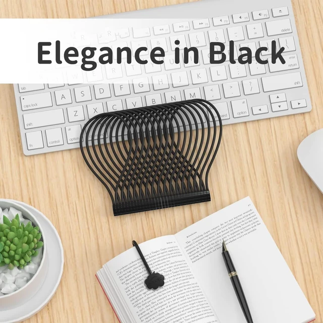 Alt view image 2 of 7 - Magnetic Cable Ties 20 Pack, Cute Cloud 7.2" Silicone All Black Strong Magnet Hold / Embedded Safe Magnet / Easy Slide Open / Soft Flex Silicone / Multi Use / Smiling Cloud / Fridge Magnet
