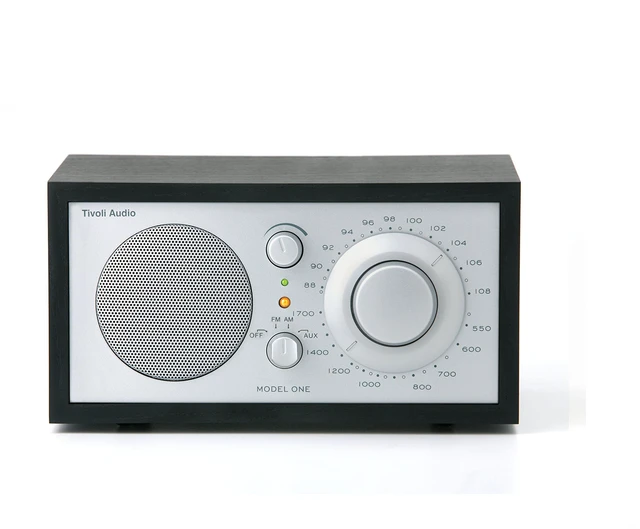 Main image of Model One AM/FM Table Radio (Black Ash/Silver)