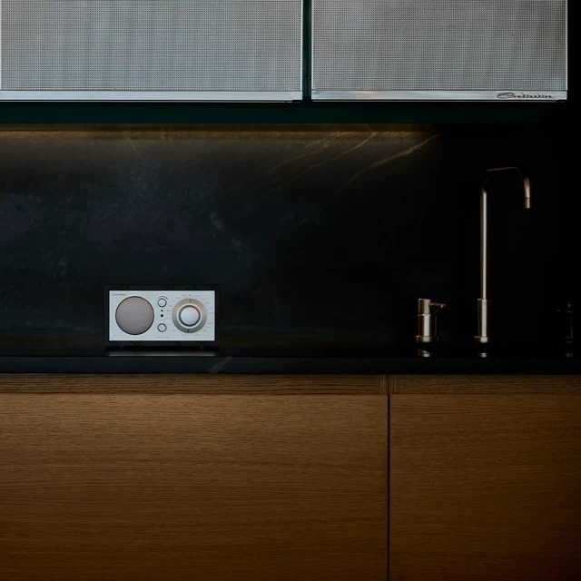 Alt view image 5 of 7 - Model One AM/FM Table Radio (Black Ash/Silver)