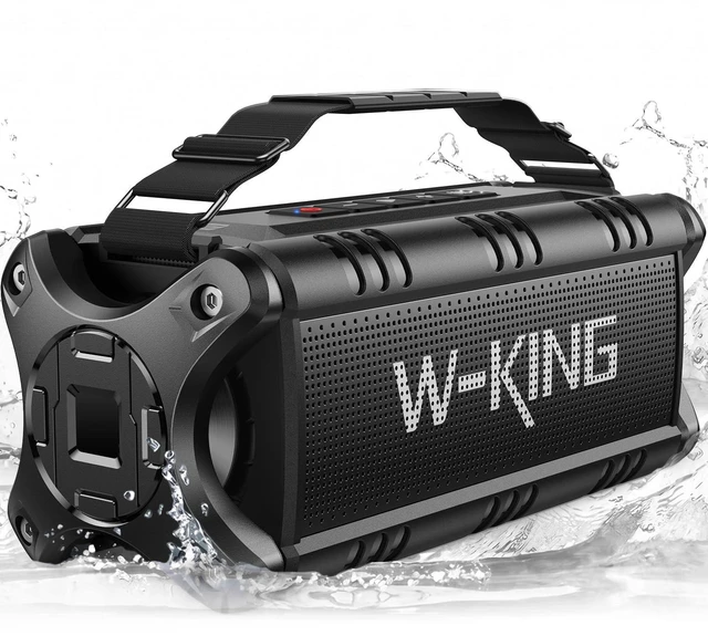 Main image of Bluetooth Speaker, 90W Max Loud IPX7 Waterproof Portable Speaker 50W Deep Bass/Subwoofer *2/40H/EQ/TF/AUX/U-Disk, 105dB Large Boombox Outdoor Speakers Bluetooth Wireless for Party/Camping