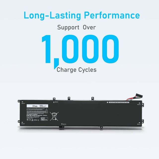 Alt view image 5 of 7 - Upgraded 6GTPY Battery for Dell XPS 15 9570 7590 9560 Fit for Precision 5520 5530 5540 5510 Vostro 7500 5041C 5XJ28, and More