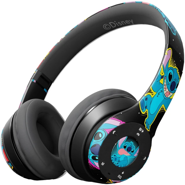 Main image of Disney Lilo & Stitch Bluetooth Over-Ear Headphones, Wireless Foldable Headset with Built-in Microphone for Adults and Kids, Comfortable Auriculares
