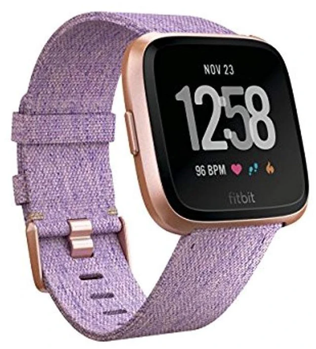 Main image of Versa Special Edition Smart Watch, Lavender Woven, One Size (S & L Bands Included)
