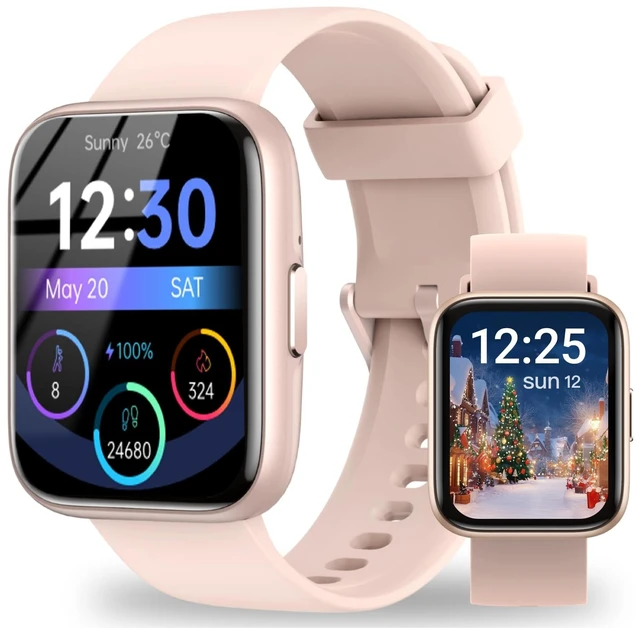 Main image of Smart Watch for Men Women - Answer/Make Calls/Quick Reply/AI Voice Assistant, 1.83" for Android iPhone Samsung Compatible IP68 Smartwatch Blood Oxygen Heart Rate Fitness Tracker