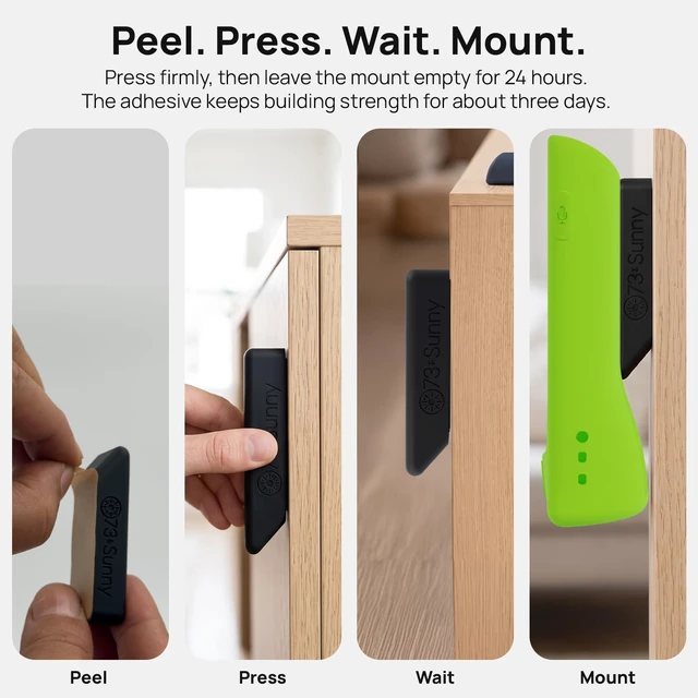 Alt view image 5 of 7 - GripStand Remote Case + Mount Holder for Apple TV, Lime Glow by No more digging through the couch cushions it stands on its own, parks on a magnet, and shows once the room goes dark