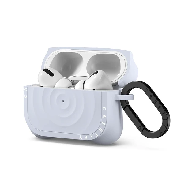 Alt view image 3 of 3 - Ripple Case for AirPods Pro 1/2 - Periwinkle Soft Silicone Wirelss Charging Compatible Drop Protection
