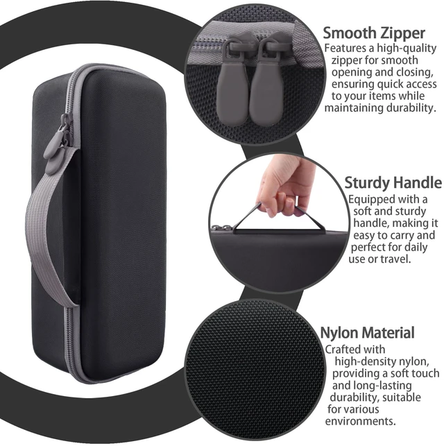 Alt view image 5 of 7 - for Turtlebox Ranger Speaker Hard Carrying Travel Case, Black Precision-Molded Interior, Padded Scratch-Resistant Lining, Organized Storage Compartment, Shock Protection