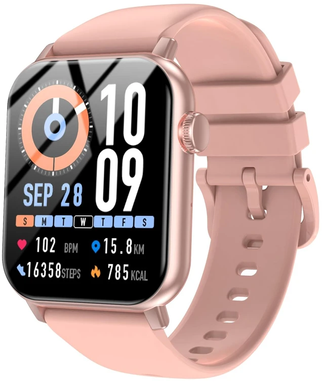 Main image of Smart Watches for Men Women with Bluetooth Calling, 1.83" HD Touchscreen Fitness Tracker, IP68 Waterproof, 120+ Sports Modes, Heart Rate & Sleep Monitor, Activity Tracker for iPhone Android (Pink)