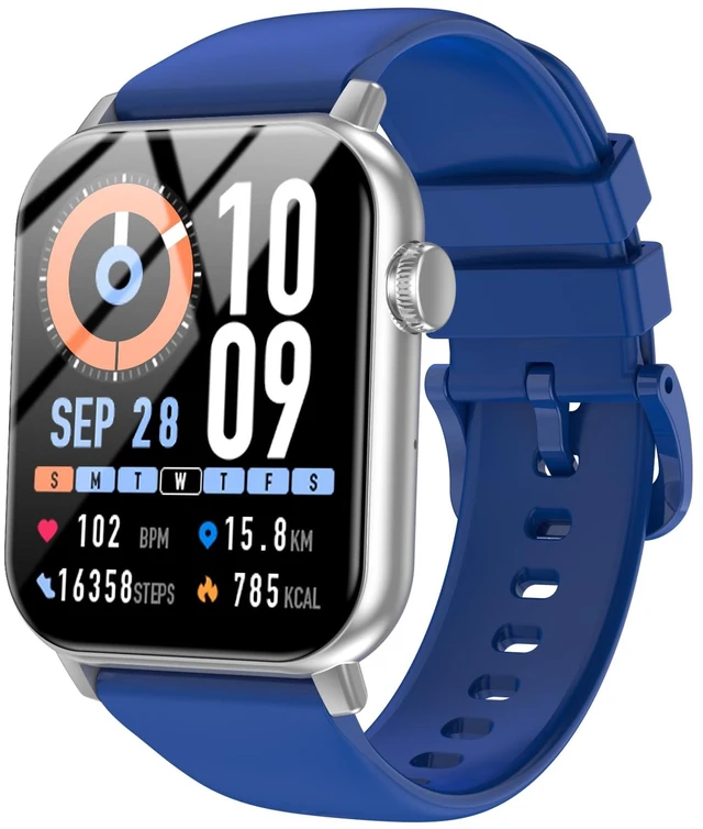 Main image of Smart Watches for Men Women with Bluetooth Calling, 1.83" HD Touchscreen Fitness Tracker, IP68 Waterproof, 120+ Sports Modes, Heart Rate & Sleep Monitor, Activity Tracker for iPhone Android (Blue)