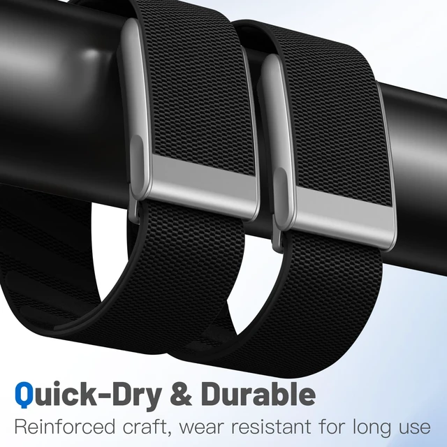Alt view image 5 of 7 - Nylon Sport Band Compatible with Whoop 5.0 Bands One, Peak & Life MG Breathable Adjustable Waterproof Replacement Wristbands Straps for Whoop Band 5.0 Men Women