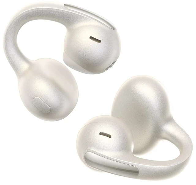 Main image of Bowie MC1 Pro Open Ear Clip-On Headphones, Hi-Res LDAC & HiFi4 Acoustic Sound, 5g Ultra-Lightweight Comfort, SuperBass 2.0, DNN 4-Mic AI Clear Calls, IP67 Waterproof, Bluetooth 6.0 (White)