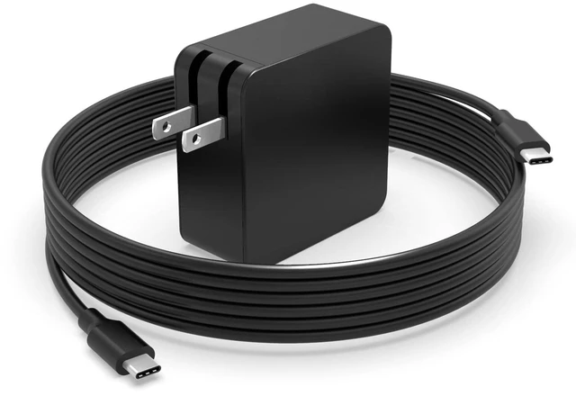 Main image of Charger Fit for Samsung Laptop Charger, USB C 65W Fit for Galaxy Book Pro 360, Chromebook 4 4+, Notebook 9 Pen Pro NP950QDB NP930XDB NP935QDC XE521QAB XE520QAB XE513C24 XE350XBA NP930MBE