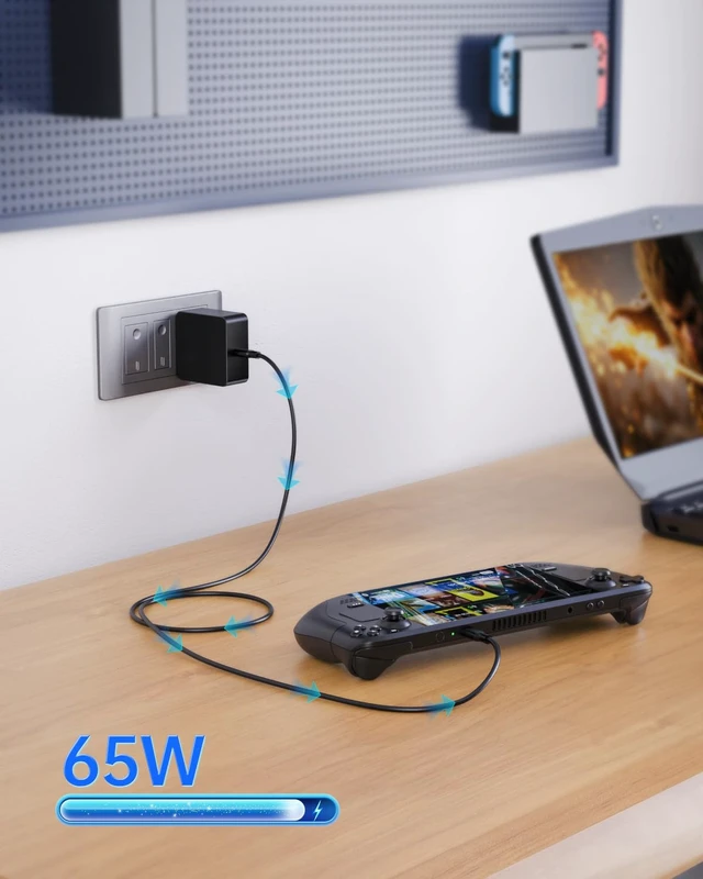 Alt view image 4 of 7 - Charger Fit for Samsung Laptop Charger, USB C 65W Fit for Galaxy Book Pro 360, Chromebook 4 4+, Notebook 9 Pen Pro NP950QDB NP930XDB NP935QDC XE521QAB XE520QAB XE513C24 XE350XBA NP930MBE