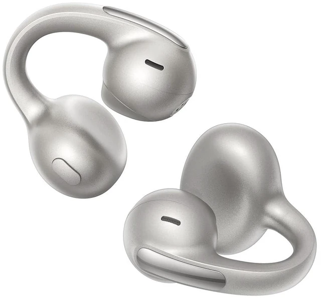 Main image of Bowie MC1 Pro Open Ear Clip-On Headphones, Hi-Res LDAC & HiFi4 Acoustic Sound, 5g Ultra-Lightweight Comfort, SuperBass 2.0, DNN 4-Mic AI Clear Calls, IP67 Waterproof, Bluetooth 6.0 (Titanium)