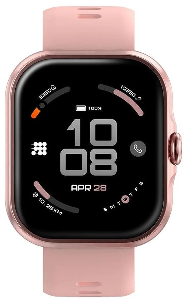 Main image of Viva Lite Smartwatch, 1.85 AMOLED, Built-in GPS, Bluetooth Calls, VITA AI Assistant, Route Navigation, Compass, 100+ Sports Modes, 3ATM Water Resistant, Offline Music Rose Gold