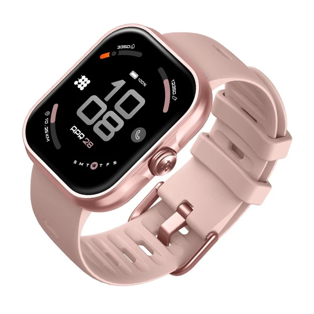 Alt view image 2 of 7 - Viva Lite Smartwatch, 1.85 AMOLED, Built-in GPS, Bluetooth Calls, VITA AI Assistant, Route Navigation, Compass, 100+ Sports Modes, 3ATM Water Resistant, Offline Music Rose Gold