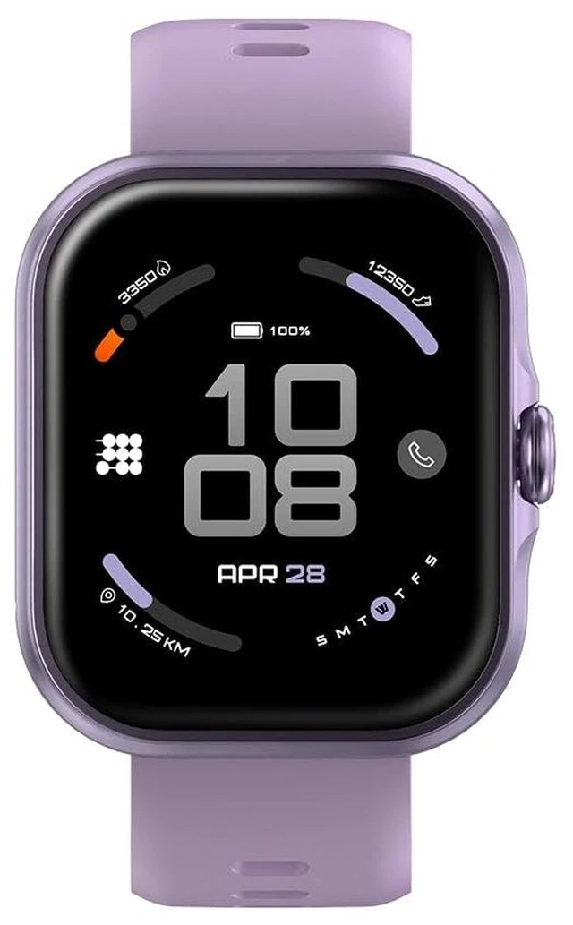 Main image of Viva Lite Smartwatch, 1.85 AMOLED, Built-in GPS, Bluetooth Calls, VITA AI Assistant, Route Navigation, Compass, 100+ Sports Modes, 3ATM Water Resistant, Offline Music Dusty Lilac