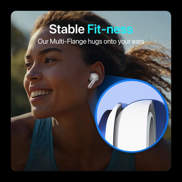 Alt view image 5 of 7 - Premium Multi-Flange Eartips for Galaxy Buds3 Pro (White, Small) Always Fits, Never Slips