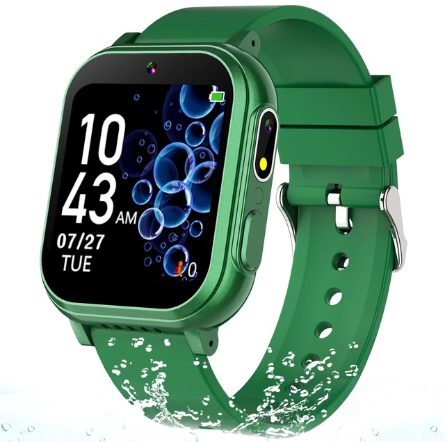 Main image of Waterproof Smart Watch for Kids Boys Toys Age 5-12 with 32 Games Dual Camera, Habit Tracking, Music Player, Video, Alarm Clock, HD Touchscreen Kids Smart Watch Gift for Kid