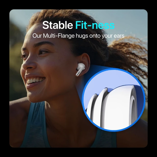 Alt view image 5 of 7 - Premium Multi-Flange Eartips for Galaxy Buds3 Pro (White, Large) Always Fits, Never Slips