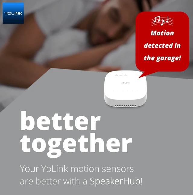 Alt view image 3 of 7 - Indoor Motion Sensor, YS7804 Motion-Triggered App Alerts, Smart Routines, Works with Home Assistant, LoRa Protocol Up to 2034 Feet, Hub Required