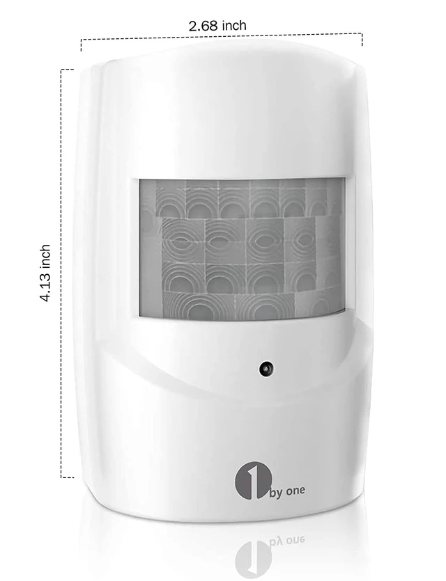Alt view image 2 of 4 - Driveway Alarm, Weatherproof PIR Sensor, Single Unit Home Security Alert System with 24ft/8m Detect Range, Indoor/Outdoor Protection, Easy Installation