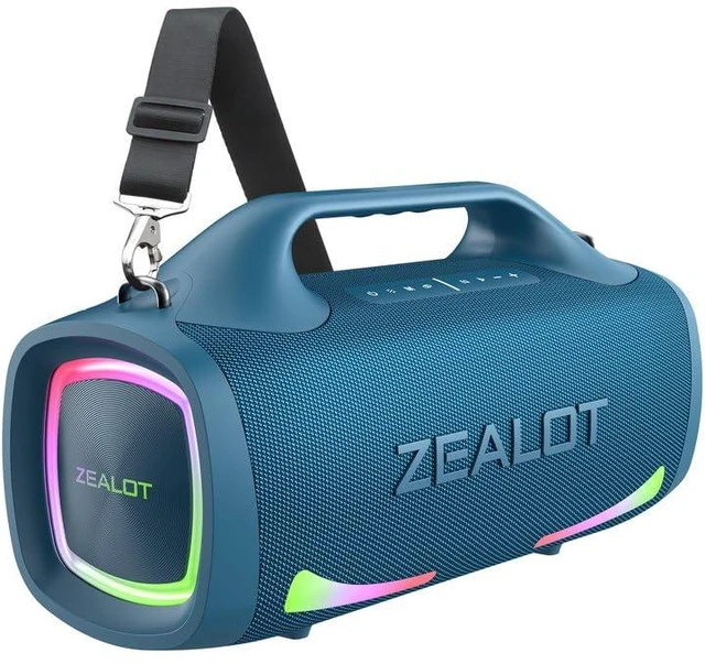Main image of Bluetooth Speaker, 150W Peak Booming Sound Speakers Wireless, Dual Pairing, XBass, BT 5.3, 24000mAh Power Bank, Portable Outdoor Waterproof Speaker for Camping, Beach PartyDark Blue