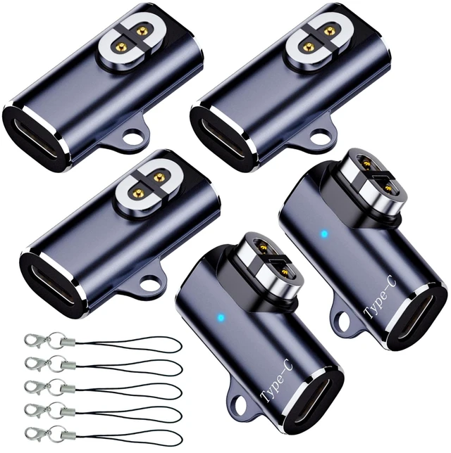 Main image of Shokz Charger Adapter 5-Pack USB C Charging Adapter to Shokz Magnetic Converter Compatible with Aftershokz Aeropex, Shokz OpenRun Pro/Air/Mini, OpenComm 2/UC