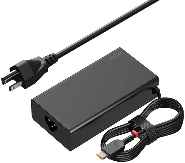 Main image of 100W USB C Laptop Charger Compatible with Lenovo Yoga 9i 9 7i 7 Yoga Slim 7 Pro ThinkBook 16 15 IdeaPad 5 Pro 16, ADL100YLC3A, ADL100YDC3A, SA11D52396, GX21J75543, 5A11J62105 Type C Power Adapter