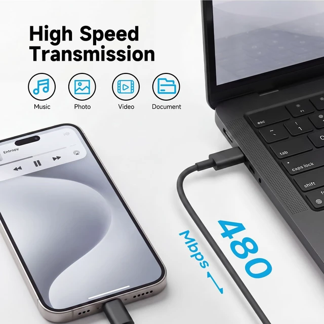 Alt view image 5 of 7 - 96W Charger for MacBook Pro MacBook Air 13 14 15 16 inch (2026-2019) M5 M4 M3 M2 M1, 96W USB C Charger Fast Charging Block Power Adapter with 6FT USB C Cable (Black)