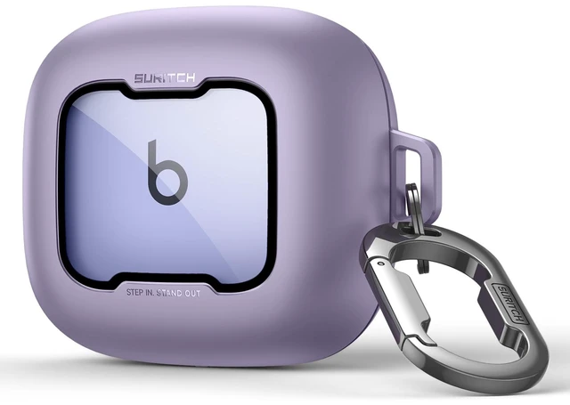 Main image of for Beats Powerbeats Pro 2 Case Cover, Magnetic Locking Cases for Beats Powerbeats Pro 2 2025, Shockproof Bumper Protective Covers with Carabiner & Keyring & Cleaner Kit, Purple