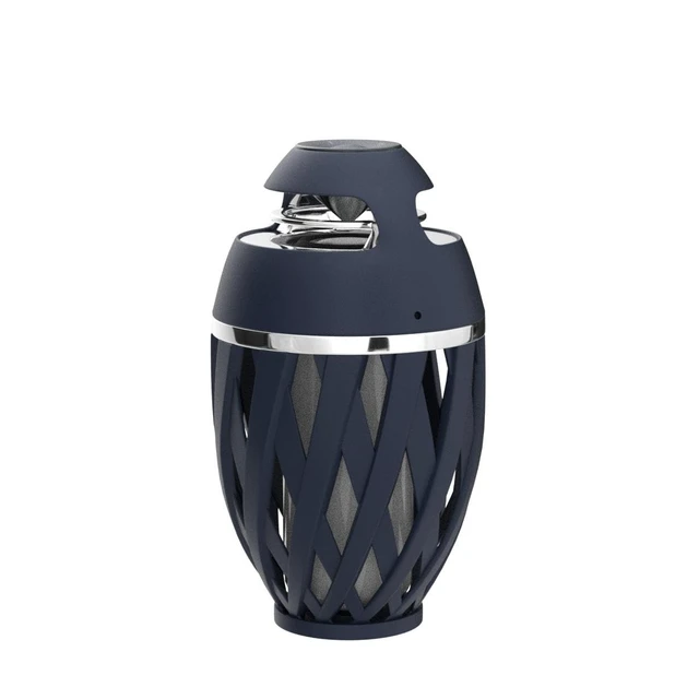 Alt view image 4 of 7 - Outdoor Bluetooth Speakers with LED Torch Light, for Dad Wireless & Waterproof Speaker for Garden, Patio, 360° Sound, 24-Hour Playtime - Ideal Present for Men (Blue)