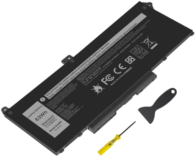 Main image of RJ40G Laptop Battery Replacement for Dell Latitude 14 5420 Latitude 15 5520 Precision 15 3560 Series 01K2CF 075X16 WY9DX P137G P137G001 P104F P104F001 0WK3F1 0M3KCN 005R42 15.2V