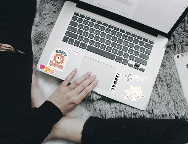 Alt view image 7 of 7 - 300 Pcs Preppy Stickers, Summer Stickers for Water Bottles Girls, Laptop Accessory Waterproof, Cute Decals for Phone Waterbottle MacBook Cup, Summer Themed Stickers for Teens