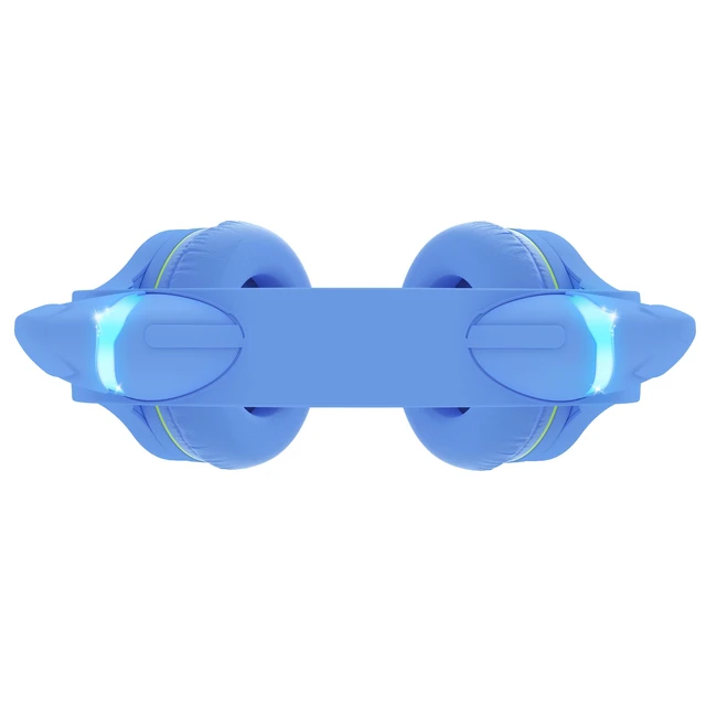 Alt view image 4 of 6 - CF9 Kids Bluetooth Headphones Cat Ear with LED Light Up,Safe 85dB Volume Limit,Built-in Mic&Boom Mic for Calls,Kids Wireless&Wired Headphones for Tablet/Airplane/School/Online Learning