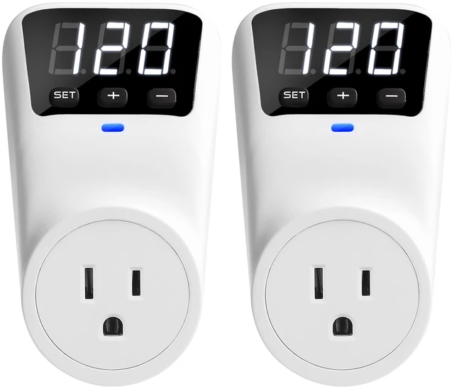 Main image of Appliance Surge Protector Voltage Stabilizer Fireproof UL94V-1 Wall Mount Surge Protectors Outlet for Refrigerator, TV & Heavy, Real-Time Monitoring & Custom Voltage 80V-140V (2 Standard)