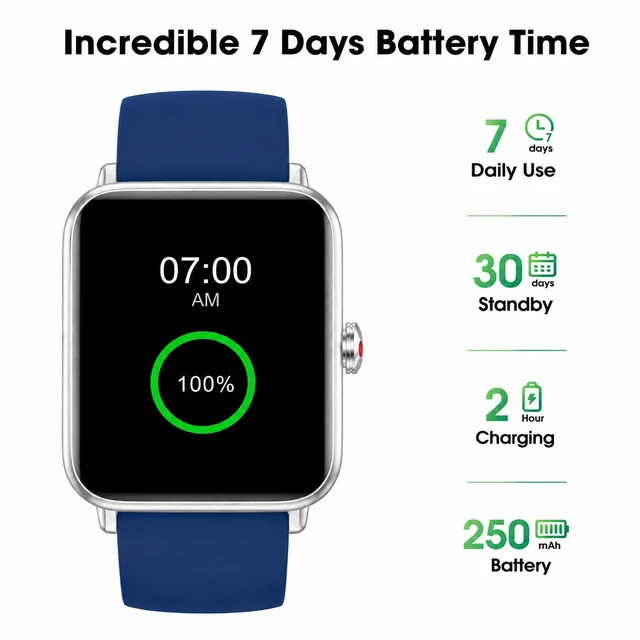 Alt view image 6 of 7 - Smart Watch Fitness Tracker No APP No Phone Needed, Step Counter Watch Waterproof Fitness Tracker,Heart Rate, Blood Oxygen, Sleep Tracker, Pedometer Watch, Step Counter for Walking, Alarm Clock