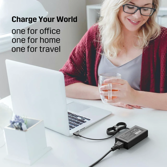 Alt view image 7 of 7 - 100W USB C Laptop Charger Compatible with Lenovo Yoga 9i 9 7i 7 Yoga Slim 7 Pro ThinkBook 16 15 IdeaPad 5 Pro 16, ADL100YLC3A, ADL100YDC3A, SA11D52396, GX21J75543, 5A11J62105 Type C Power Adapter