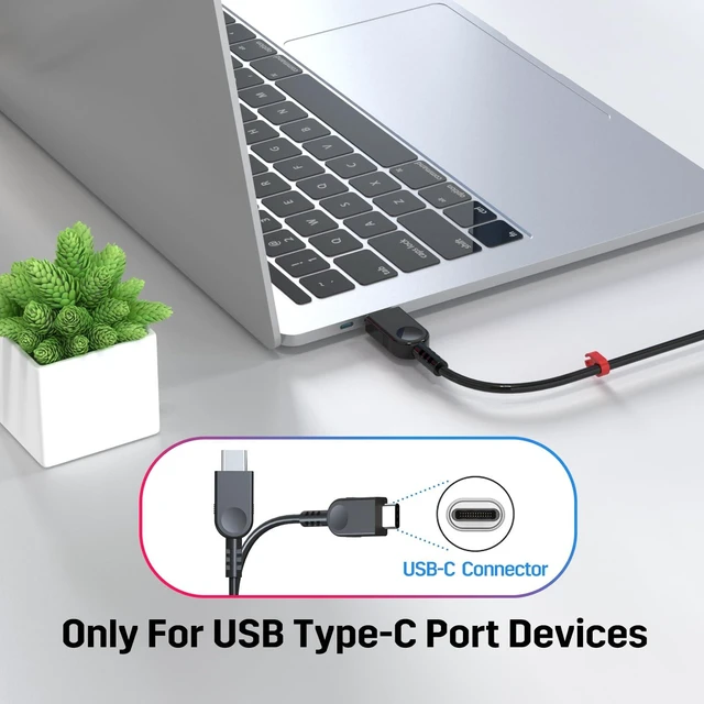 Alt view image 3 of 7 - 100W USB C Laptop Charger Compatible with Lenovo Yoga 9i 9 7i 7 Yoga Slim 7 Pro ThinkBook 16 15 IdeaPad 5 Pro 16, ADL100YLC3A, ADL100YDC3A, SA11D52396, GX21J75543, 5A11J62105 Type C Power Adapter