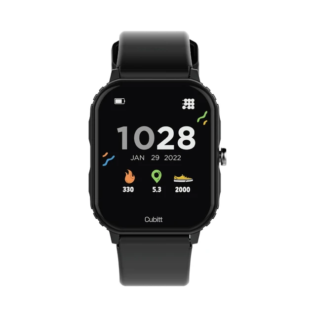 Main image of Teens Smartwatch, 1.85 Touchscreen Fitness Tracker Obsidian Black | For Ages 1114, 6 Sport Modes, HR & Sleep Monitor, Built-in Games, Parental Lock, IP68 Water Resistance, 7-Day Battery