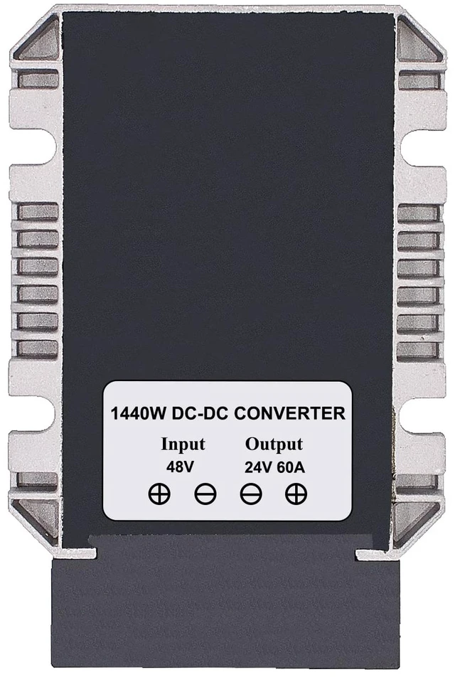 Alt view image 3 of 7 - 48V to 24V 60A 1440W Step-Down Transformer DC to DC Buck Converter DIY Power Supply