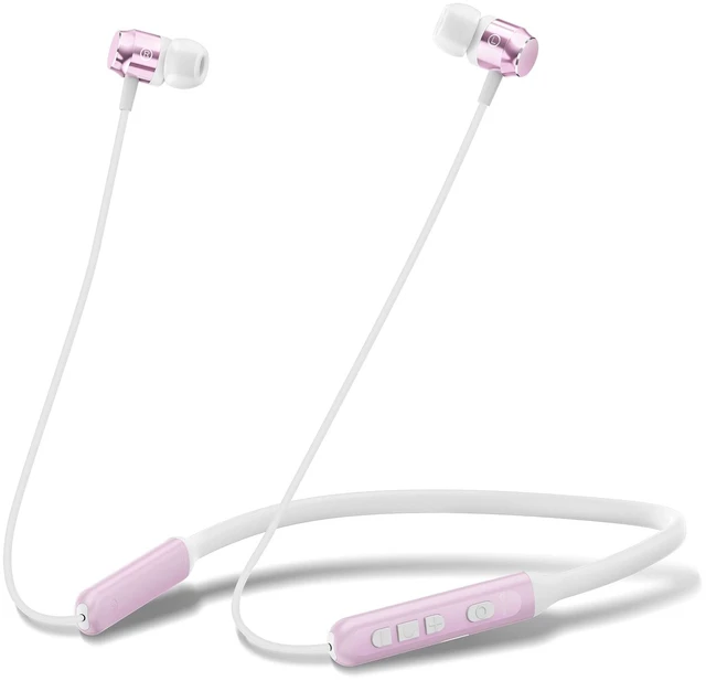 Main image of Wireless Neckband Bluetooth Headphones with Microphone Bluetooth 6.0 Earbuds, Light Comfort, Deep Bass, 35H Playtime, IPX5 Waterproof, Magnetic Workout Headset