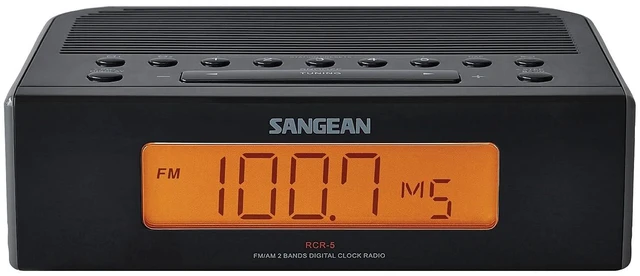 Main image of RCR-5BK AM/FM Digital Tuning Clock Radio