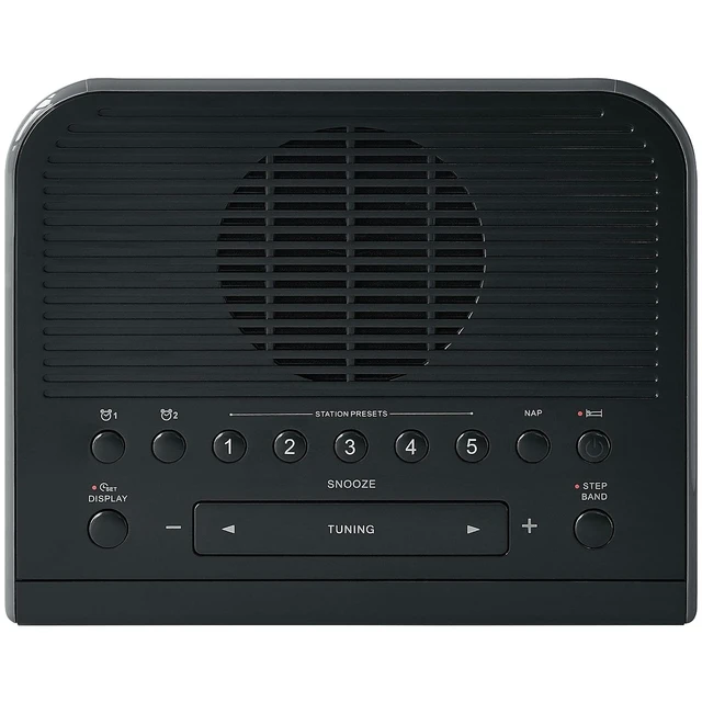 Alt view image 3 of 4 - RCR-5BK AM/FM Digital Tuning Clock Radio