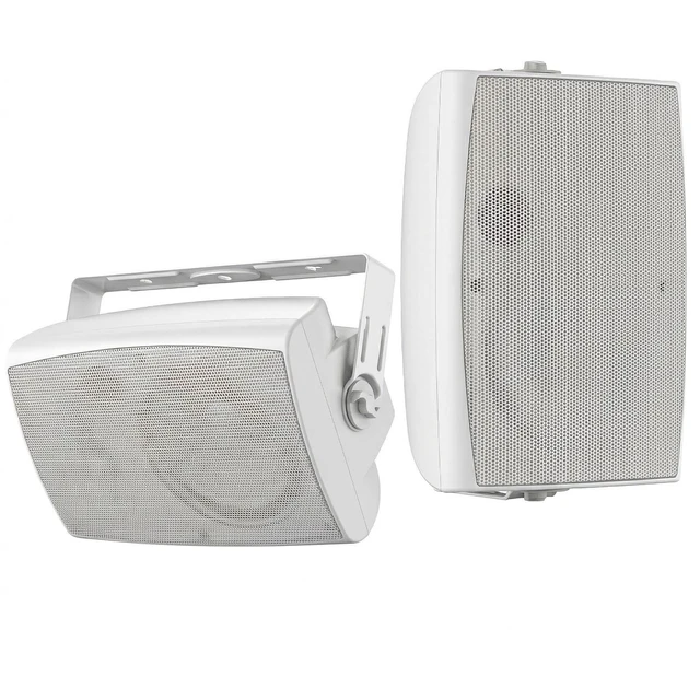 Main image of 6.5 Inches Indoor Outdoor Bluetooth Speakers Waterproof Wired 400 Watts with Powerful Bass,2 Way Wall Mount Speakers All-Weather Durability for Patio Home Deck Porch Backyard (Pair, White)