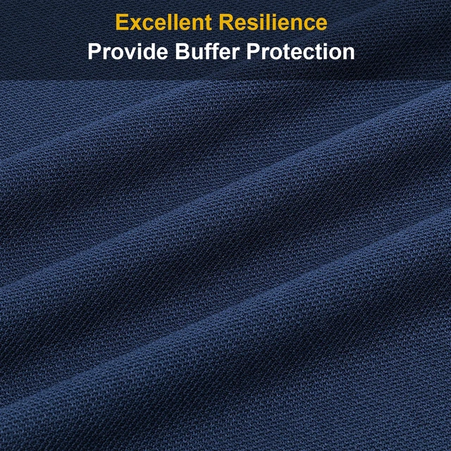 Alt view image 3 of 7 - 96" x 54" Speaker Grill Cloth, Stereo Grill Mesh Fabric Blue Dustproof for Custom Cabinets Replacement Speaker Cloth Restoration Home Theater Decor Audio Subwoofer Covers